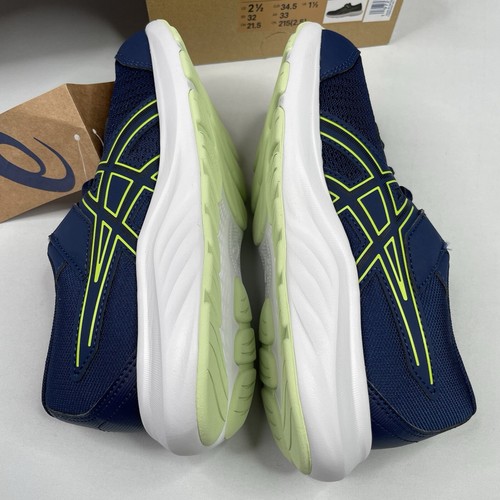 Asics Contend 9 PS Boys Size 2.5 Navy Sneakers 1014A338-402 - Picture 6 of 9