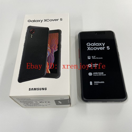 Samsung Galaxy Xcover 5 SM-G525F/DS Dual SIM 64GB Unlocked Smartphone-New Sealed - Afbeelding 1 van 12