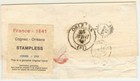 France stampless cover 1841 Cognac to Orléans - No text * cover250 — photo 2