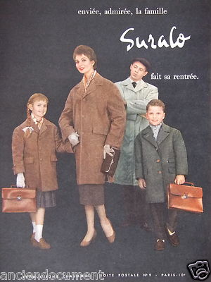 WERBUNG 1957 BENEIDET DIE FAMILIE SURALO PRODUKTION CHAUMONT - ADVERTISING