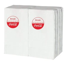 TableCraft Coca-Cola "Drink Coca-Cola" 100ct Logo Napkins