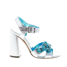 Sandali da donna in argento Alto (7,6-10 cm) da 36 scarpa eu