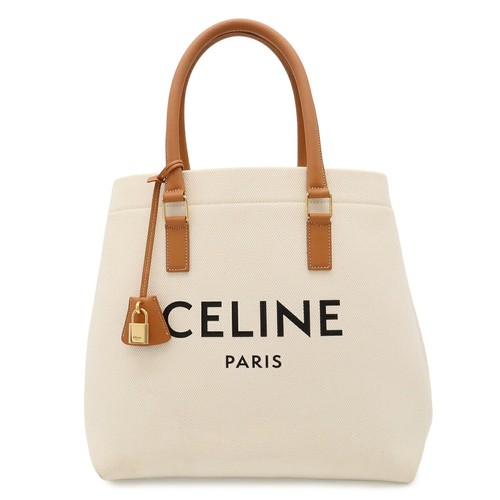 Celine Horizontal Cabas Tote Women Beige One Size