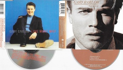 2 x GARY BARLOW - love won t wait + forever love  - CD s