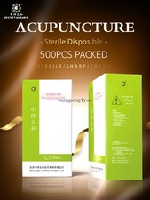 Acupuncture Spring Needles 500 w/ Guide Tube zhongyantaihe Massage Cupping Treat