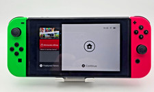 NINTENDO Switch Red and Green Console HAC-001(-01) with Accessories