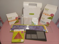 Accuquilt Fabric Cutter Bundle Including A Range of Cutting Patterns Used