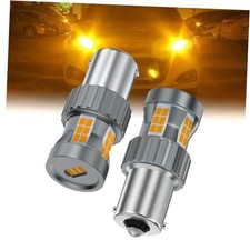 Upgrade LED Bulb Amber Yellow 23W Super Bright Built in Resistor 1156 BA15S