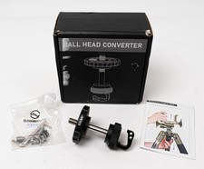 Ball Head Converter Kit for BOG DeathGrip Tripod, 6061-T6 Aluminum Ball Head.