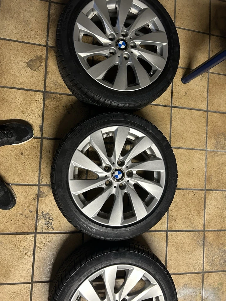 BMW E 46 Alufelgen 17 Zoll Winterreifen - Bild 3 von 4