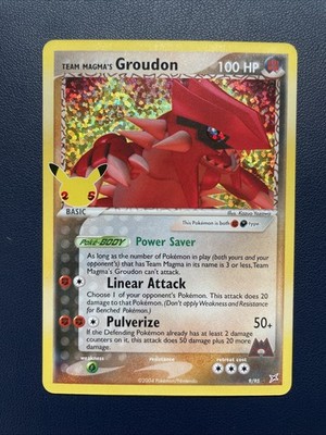 Team Magma's Groudon Classic Collection Celebrations: Classic Collection 9/95 NM