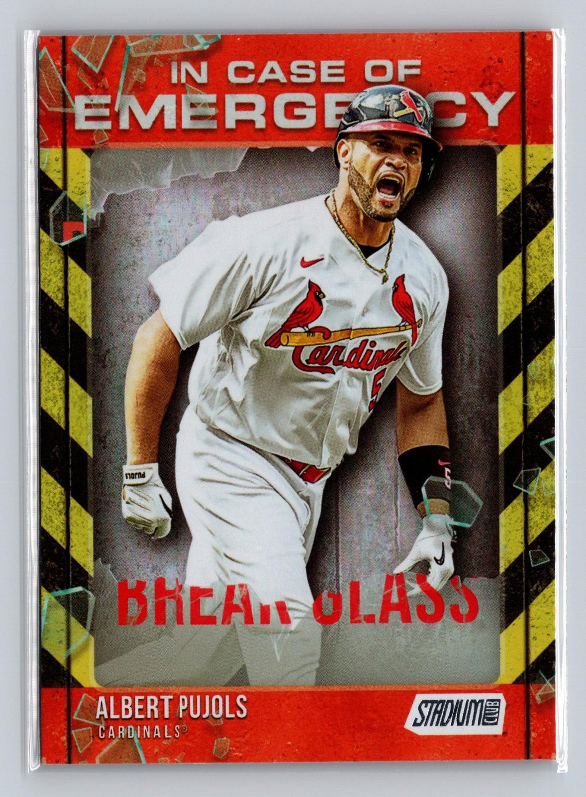 2025 Stadium Club #ICE-6 Albert Pujols In Case of Emergency