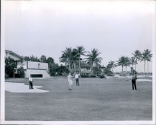 1968 Kings Bay Country Club Miami Herald Fl Palm Trees Golfing Clubs Photo 8X10