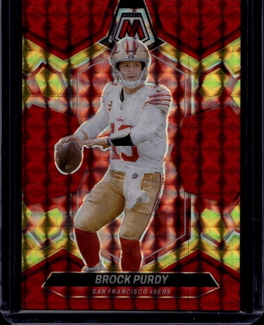 2024 Mosaic Brock Purdy Red/Yellow /80 #190