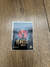 The Midnight Walk PlayStation Trading Card Collectible PS Card