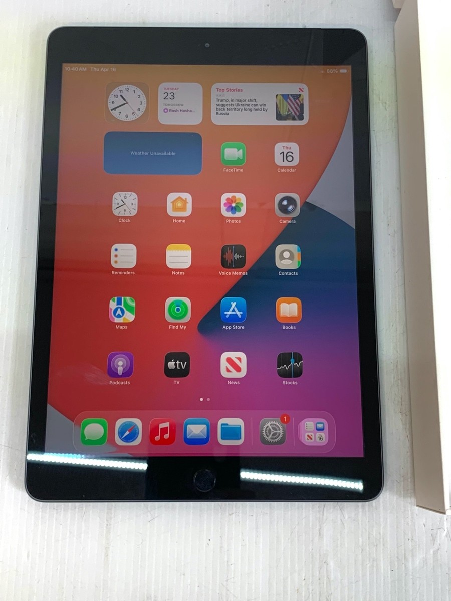 Apple iPad (8th Generation) -128GB- Gray MYN72LL/A Nice Condition
