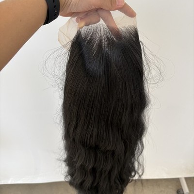 Lace Frontal Wig Long Wavy Black Women Synthetic Hair Heat Resistant