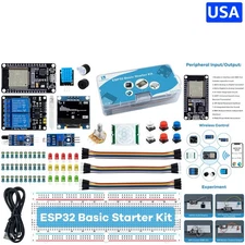 Comprehensive ESP-32S Starter Kit - Bluetooth/WiFi with Sensors and Tutorial