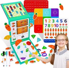 Montessori Magnetic Fraction Puzzle: Engaging 3-in-1 Educational Tool for Kids