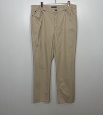 Ralph Lauren Vintage Khaki Pants High Rise Boot Cut 100 Cotton 14