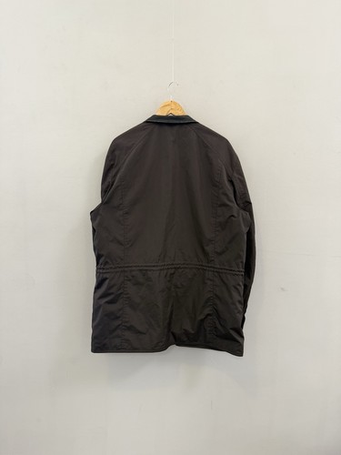 Zegna Herren Jacke schwarz Nylon mit Lederbesatz Größe XXL - Bild 19 von 21