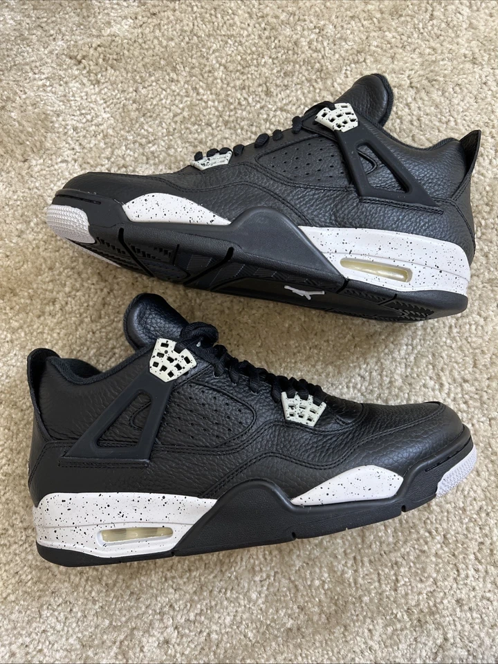 Air Jordan 4 Retro Oreo (2015) 314254-003 Hombre Talla 9.5 Foto 2 de 4