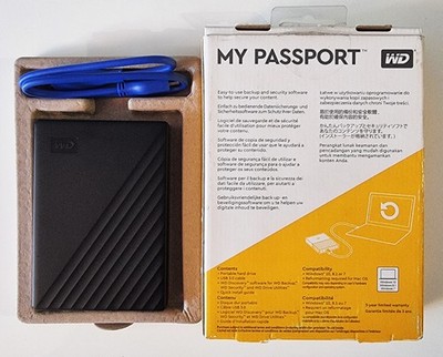 WD 5TB My Passport Portable External Storage, Festplatte, USB 3.0,... 
