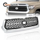 Front Grille Bumper Grille Replacement Black Chrome For 2014-2020 Toyota Tundra