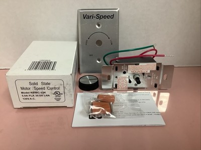 Solid State Motor Speed Control Model KBWC-15K 120 VAC