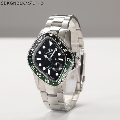 LAARVEE PEA001GMT Men Watch Stainless Steel Streamlined Waterproof