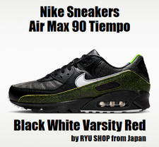 Nike Sneakers Air Max 90 Tiempo Black White Varsity Red IU0523-010