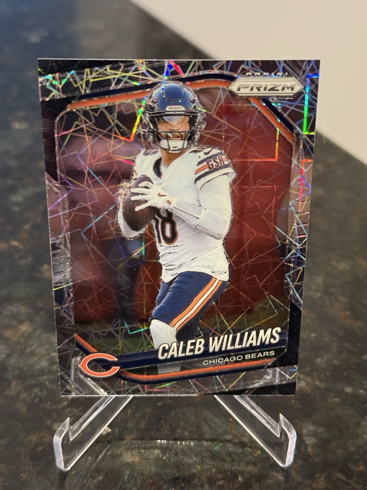 2025 Panini Prizm - Caleb Williams #124 Lazer Prizm