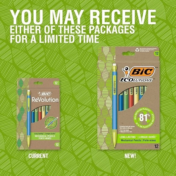 BIC ReVolution Mechanical Pencil 12 pieces - school supplies - Image 4 of 4