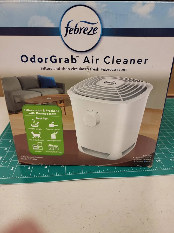 Febreze OdorGrab Air Cleaner FHT150W Odor Eliminator Purifier Home Scent - Image 4 of 4