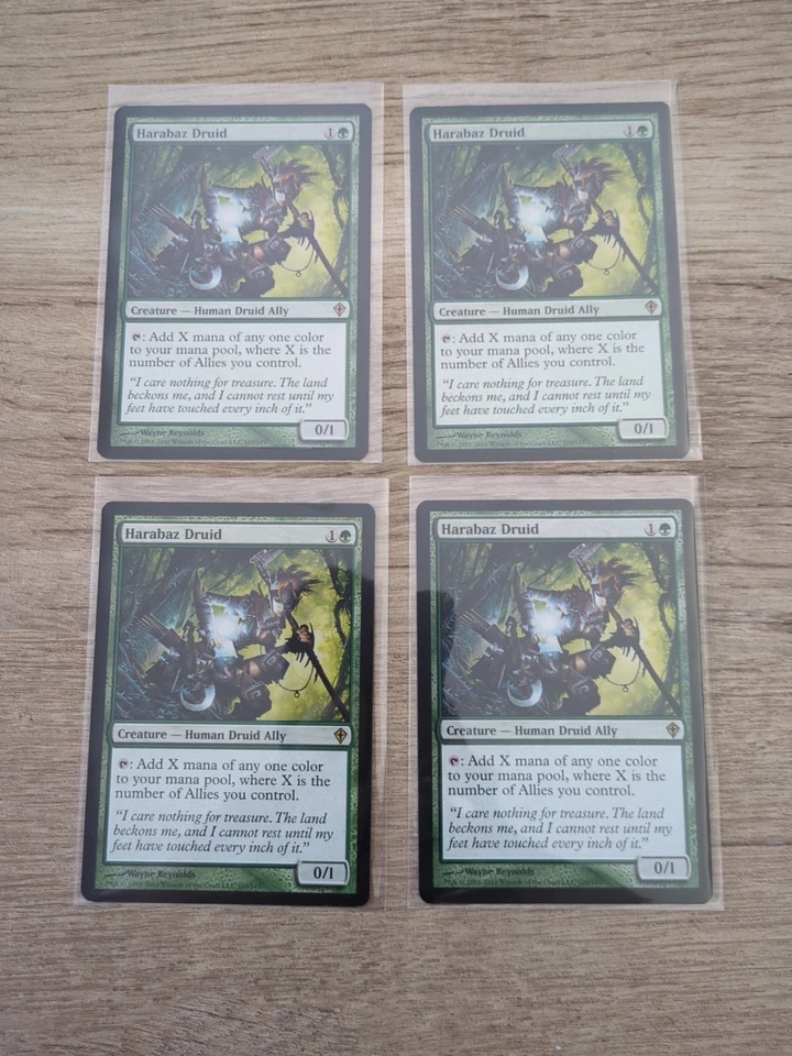 MtG Harabaz Druid Worldwake NM/LP - Image 2 of 3