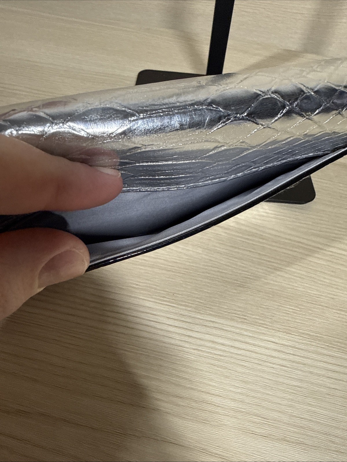 Victoria's Secret Wallet Luxe Python Wristlet Tec… - image 6