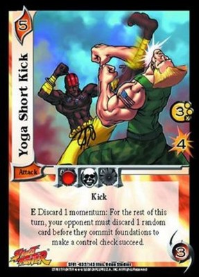 4X-Yoga Short Kick-SF01:  Street Fighter (2006)-Universus