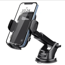 Car Phone Holder Dashboard Windshield Phone Mount Universal for iPhone Samsung