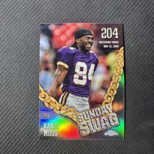 RANDY MOSS 2024 Topps Chrome 🏈 SUNDAY SWAG Refractor INSERT #SS-11