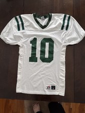 White & Green Football Practice Jersey #10 Al...