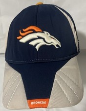 Reebok Denver Broncos NFL Fitted Cap Medium Large Vintage Licensed AFC West Nice