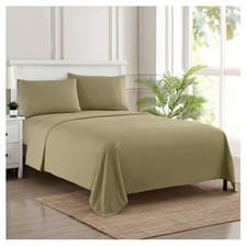 King Size Sheets - Breathable Luxury Bedding w/Full Elastic  Secure Corner Stra