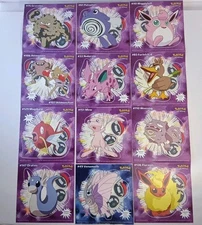 Lot Of 12 Vintage 1999 Pokémon 4" Stickers Decal Nintendo By PRISS Print Inc. #4