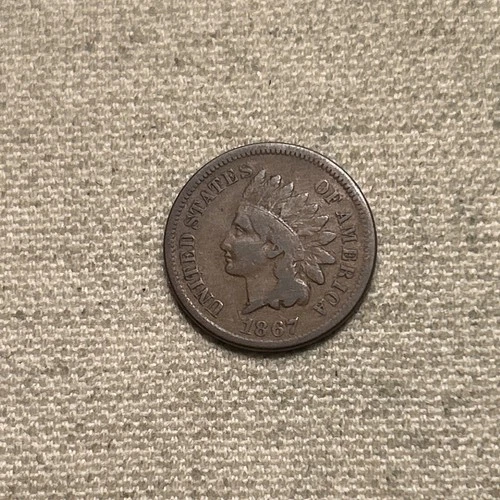 1867 Indian Head Cent VG+ CJ