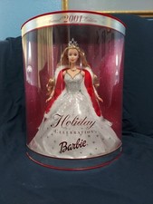 Mattel Holiday Celebration 2001 Barbie Doll - NIB