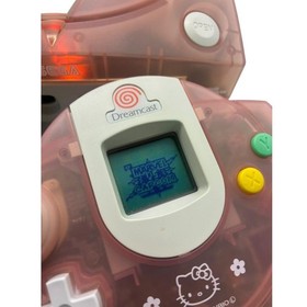 SEGA Dreamcast HKT-6500P Hello Kitty Skeleton Pink Limited Complete JAPAN