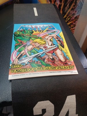 1984 MOTU Masters Of The Universe Miniature Comic Leech The Master Of Power Suct