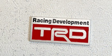 Trd Racing Development Emblem Badge Style Red Chrome Logo Plate Sign Insignia Trd Racing Development Emblem Badge Style Red Chrome Logo Plate Sign Insignia