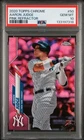 Aaron Judge 2020 Topps Chrome #50 Pink Refractor PSA 10