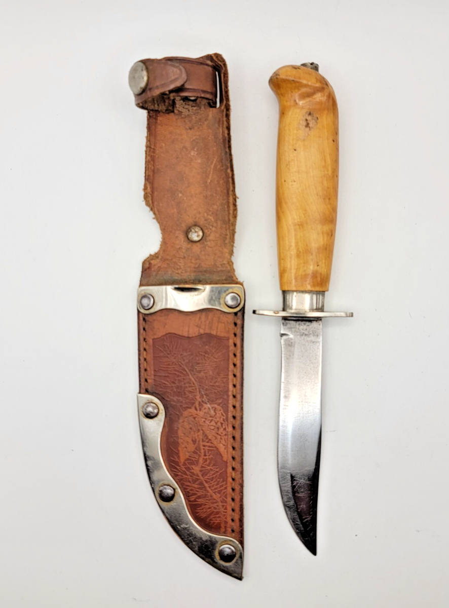 Vintage F.M. MATTSSON Puukko MORA SWEDEN Fixed Blade Knife w